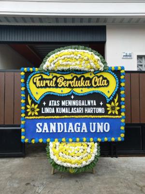 Papan Bunga Duka di Pakusari