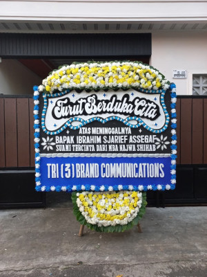 Papan Bunga Duka di Pakusari